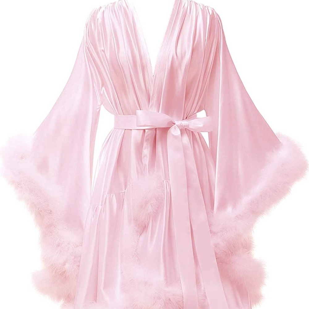 Silk Pink Robe